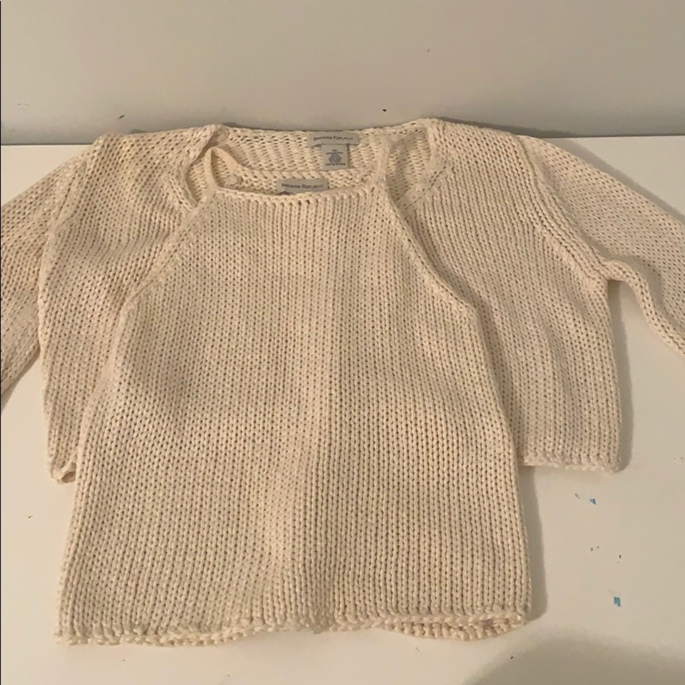 banana republic 2 piece knit set